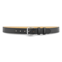 DutyMan 1-1/4inch Plain Leather Garrison Belt With Nickel Buckle DTY-1411-34-9011