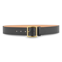 DutyMan 1-3/4inch Plain Leather Garrison Belt With Gold Buckle DTY-1611-50-9032
