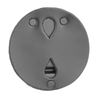 DutyMan Leather Round Badge Holder