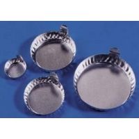 VWR Disposable Aluminum Crinkle Dishes with Tabs D70-100, Pack of 100