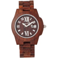 Earth Wood Heartwood Bracelet Watch w/Date