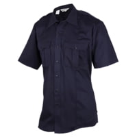 Elbeco Heroshield 100% Cotton Men's Bravo Short Sleeve Shirt ELB-SM2001NV+L-T