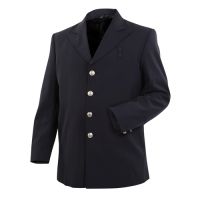 Elbeco Men's Navy Wool Blend Double Breasted Dress Blousecoat, Fit Line Regular