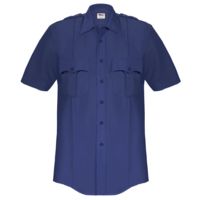 Elbeco Men's Navy Paragon Plus Short Sleeve Shirt