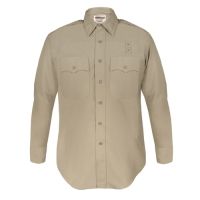 Elbeco Mens, Silver Tan, La County Sheriff West Coast Long Sleeve Shirt