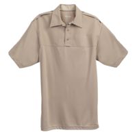 Elbeco Mens Tan, Uv1 Undervest Short Sleeve Shirt