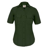Elbeco Womens, Spruce Green, Textrop2 Short Sleeve Shirts, Ladies Choice, Zipper