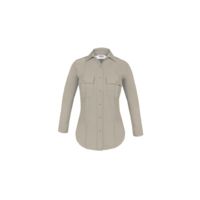 Elbeco Womens, Tan, Duty Maxx Long Sleeve, Without Creases