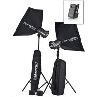 Elinchrom Style 250/250 Multi-Voltage BXRi To Go Kit with stands EL-20753Kit