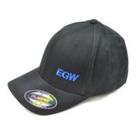 Evolution Gun Works Logo Baseball Black Cap w/ Embroidered Blue Logo
