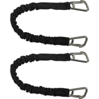 Extreme Max Boattector High-Strength Line Snubber &amp; Storage Bungee, Value 2-Pack - 12in With Compact Hooks