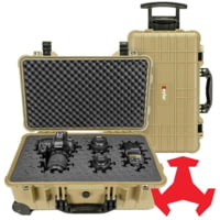 Eylar 22in Carry-On Roller Hard Case Equipped w/Ragar XP Crosslinked Foam Insert