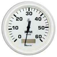 Faria Beede Instruments Dress White 4" Tachometer w/Hourmeter