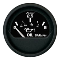 Faria Beede Instruments 12805 Euro Oil Pressure Gauge 5 Bar 2in