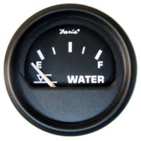 Faria Beede Instruments 12830 Euro Tank Level Gauge, Potable Water - 2in