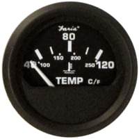Faria Beede Instruments 12814 Euro Water Temperature Gauge 40 120C, Metric 2in