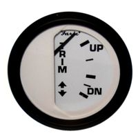 Faria Beede Instruments Euro White 2" Trim Gauge Mercury / Mariner / Mercruiser / Volvo DP / Yamaha-2001 and newer