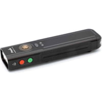 Fenix E06R PRO RG, Flashlight, White/Red LED with Green Laser, 1600 Lumens, 4.84 Long, Anodized Finish, Black, Built-in Rechargeable 1650mAh Battery, Includes USB Type-C Charging Cable