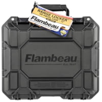 Flambeau 1312SN Range Locker 13&quot; Black Full Size Handgun Or Multiple Compact Ha