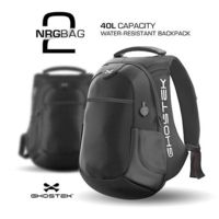 GHOSTEK NRG 2 Backpack w/ 16,000MAH Battery, Black