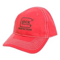 Glock AS00091 Perfection Hat Velcro Closure Adjustable Ripstop Nylon Red