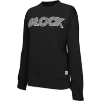 Glock AP96255 Crewneck Raglan Fleece Black Cotton/Polyester Long Sleeve Small