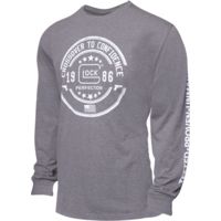 Glock Crossover Long Sleeve T-shirt Grey Small - Men's