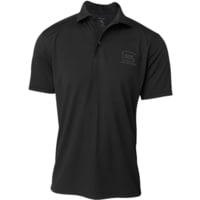 Glock AP96214 Glock Perfection Polo Black Polyester Mesh Short Sleeve XL