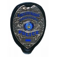 Gould &amp; Goodrich Clip-On Oval Badge Holder