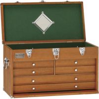 Grizzly Industrial Oak Drawer Chest