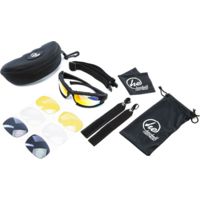 Hackett Equipment Hackett Tactical Shooting Glasses/goggles 4 Lenses Black