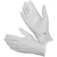Hatch White Cotton Parade Glove