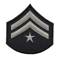 HERO'S PRIDE Lapd Chevron P3+1 2+star 3 1/8'' Wide - Pair