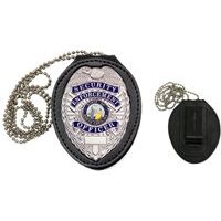 Hero's Pride Recessed Oval Badge Holder with Hook Closure