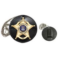 Hero's Pride Universal Round Badge Holder w/ Hook Closure