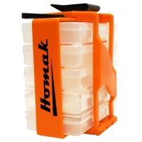 Homak 8in Portable Parts Organizer