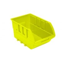 Homak Single Large Plastic Individual Bin, Yellow w/ No Logo