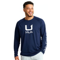HUK Performance Fishing Huk Icon Crew Long Sleeve Shirt - Men's