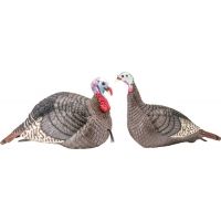 Hunters Specialties Strut-Lite Jake &amp; Feeding Hen Combo Decoy