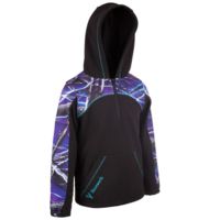 Huntworth 2-Tone Fleece 1/4 Zip Pullover Hoodie Girls