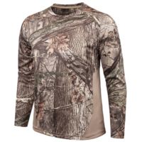 Huntworth Hunting Birds Eye Mesh Long Sleeve Shirt - Mens
