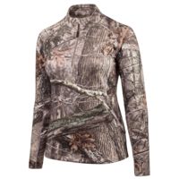 Huntworth Hunting Terry Knit 1/4 Zip Pullover - Womens
