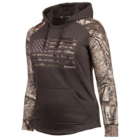 Huntworth Performance Fleece Hoodie Horizontal Camo Flag - Womens