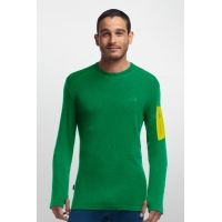 Icebreaker Apex Long Sleeve Crew Mountain Icon Top - Men's