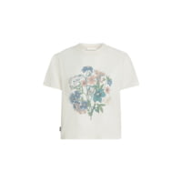 Icebreaker Merino 150 Tech Lite Short Sleeve Crop NZ Flora T-Shirt - Women's