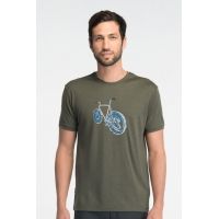Icebreaker Tech T Lite Short Sleeve Logbike Clearance - Men's-Cargo-X-Large