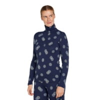 Icebreaker Merino 260 Vertex LS Half Zip Falling Flakes Top - Women's