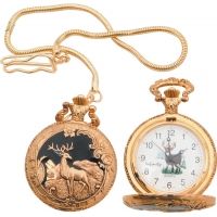 Infinity Deer Pocket Watch
