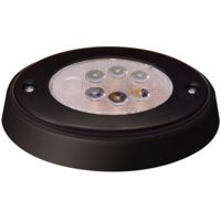 Innovative Lighting 6-LED Oval Recess Compartment Light White w/Black Bezel