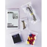 ITW Zipper Close Bags, ITW Minigrip SBE2W46 Clear Bags With White Write-On Strip, 2 Mil Thickness, Pack of 1000